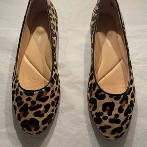 Clark’s leopard print flats